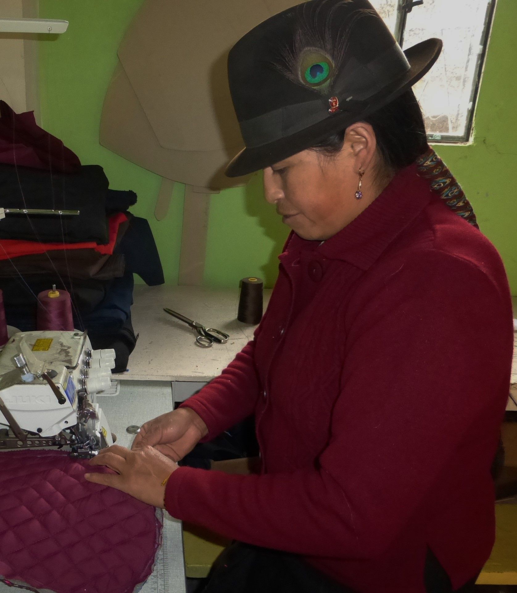Ángela Azas, Maestra de Taller ´Lucelita´, de la comunidad Papaloma