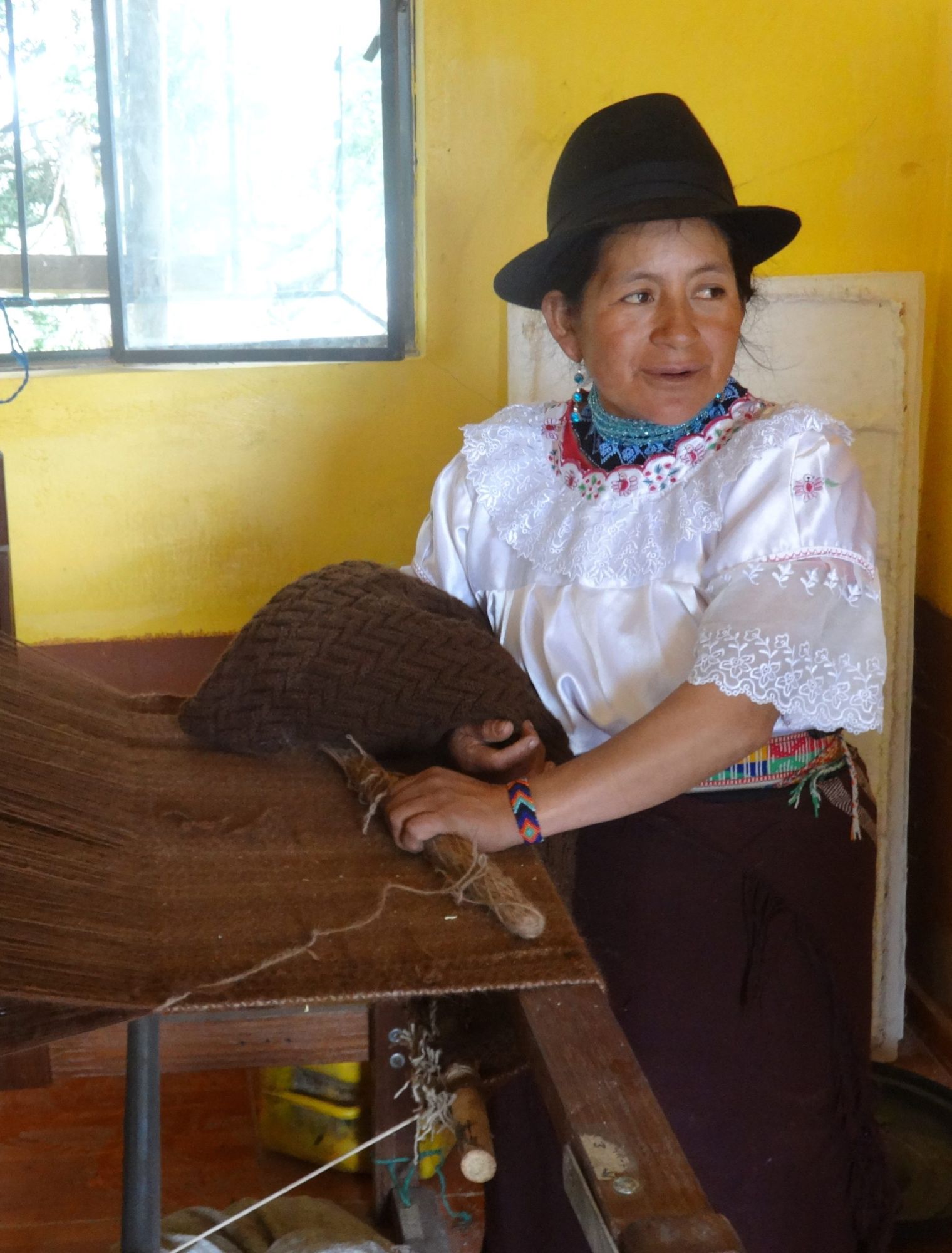 Juana Chimborazo, Artesana de la comunidad Salaleo